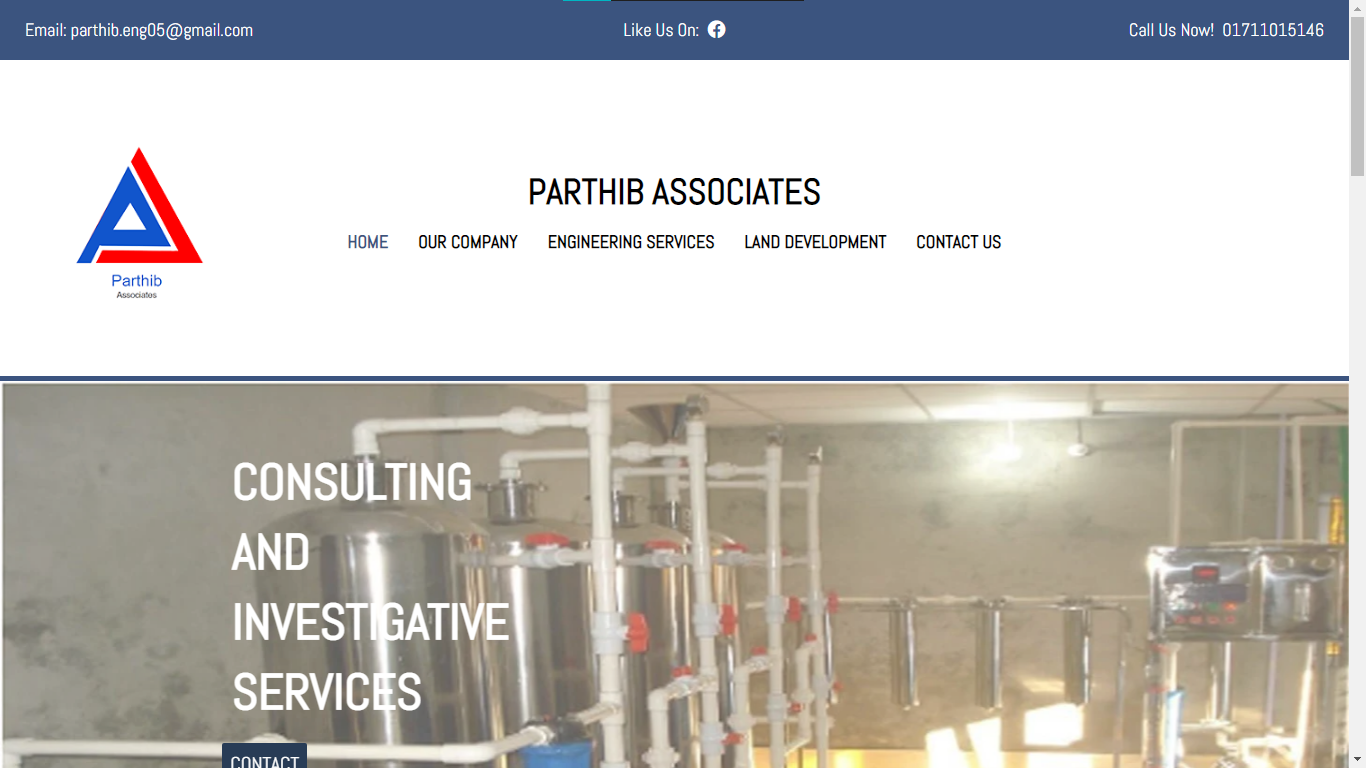 image of An Engineering company Website