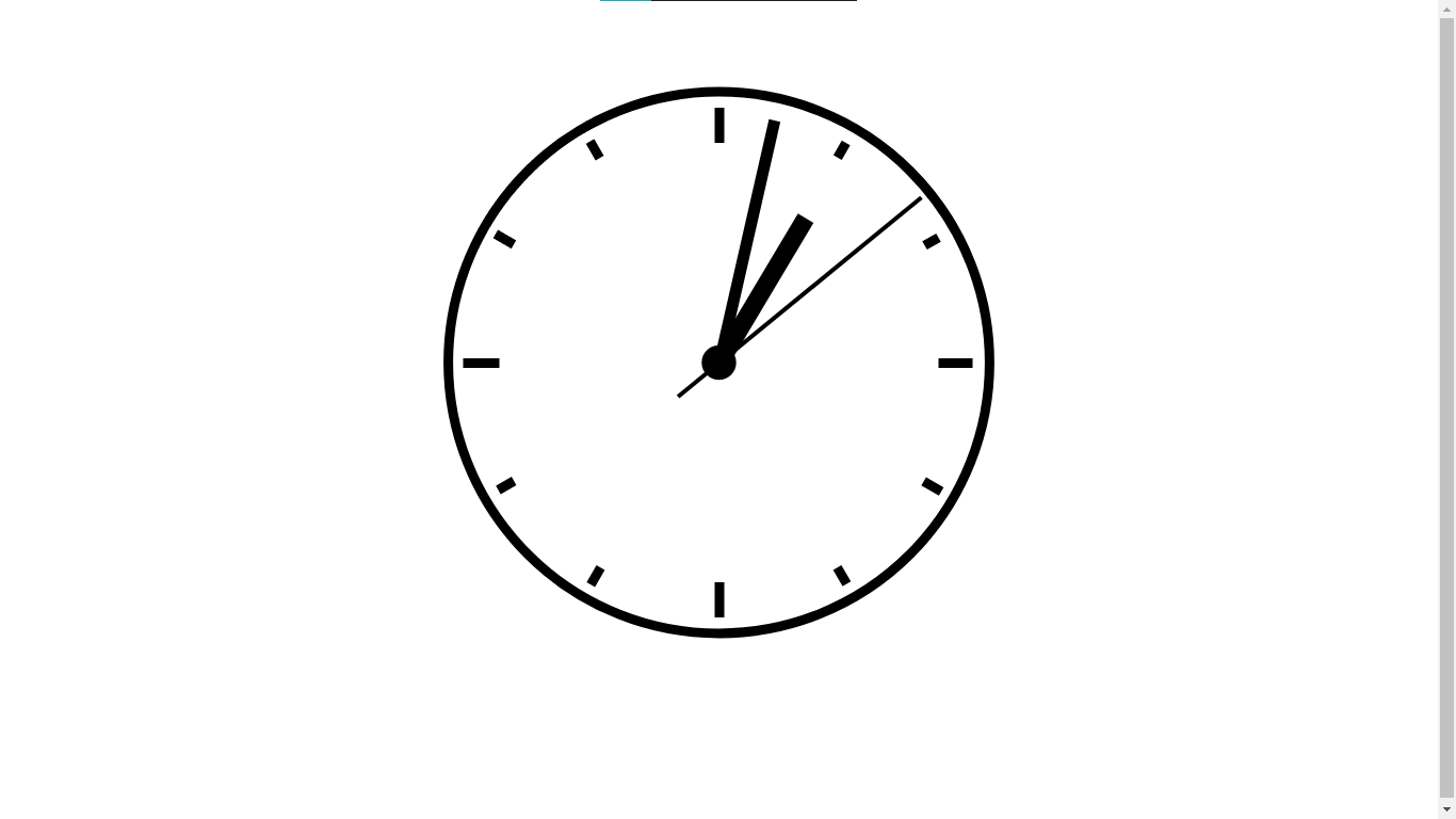 demo image of An Analog Clock